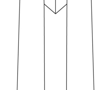 graduation stole template