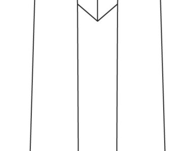 graduation stole template