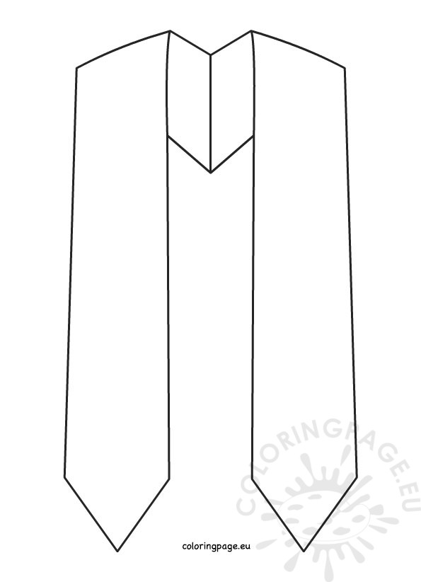 graduation stole template