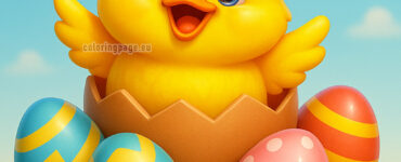 happy easter chick 1
