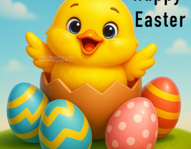 happy easter chick 1
