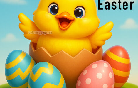 happy easter chick 1