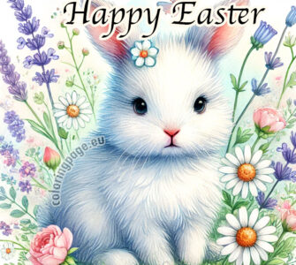 happy easter cute bunny 1