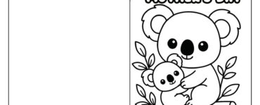koala mothers day card