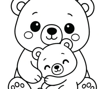 mom baby animal