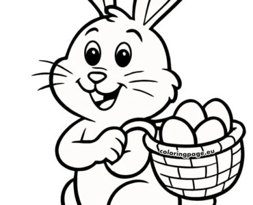 rabbit holding basket
