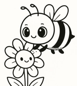 bee pollinating a flower
