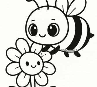 bee pollinating a flower