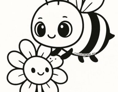 bee pollinating a flower