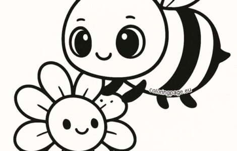 bee pollinating a flower