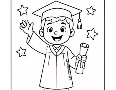 boy elementary graduation