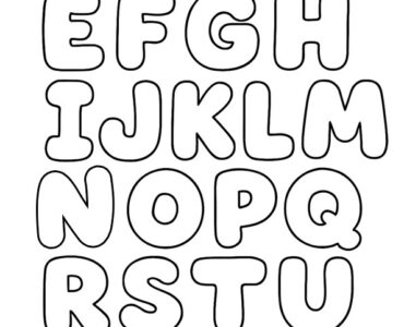 bubble letters 1