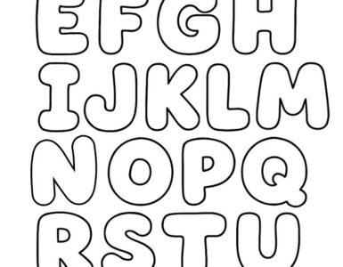 bubble letters 1
