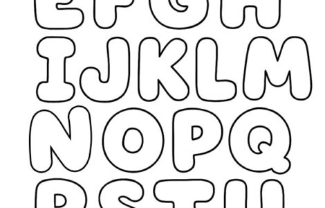 bubble letters 1