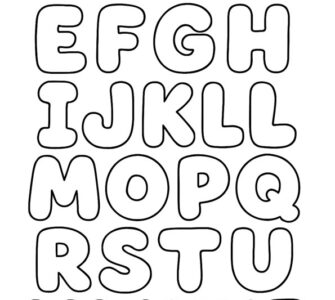 bubble letters