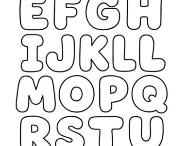 bubble letters