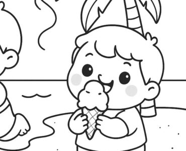 child eating ice cream