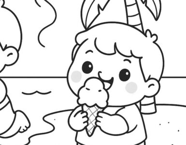 child eating ice cream