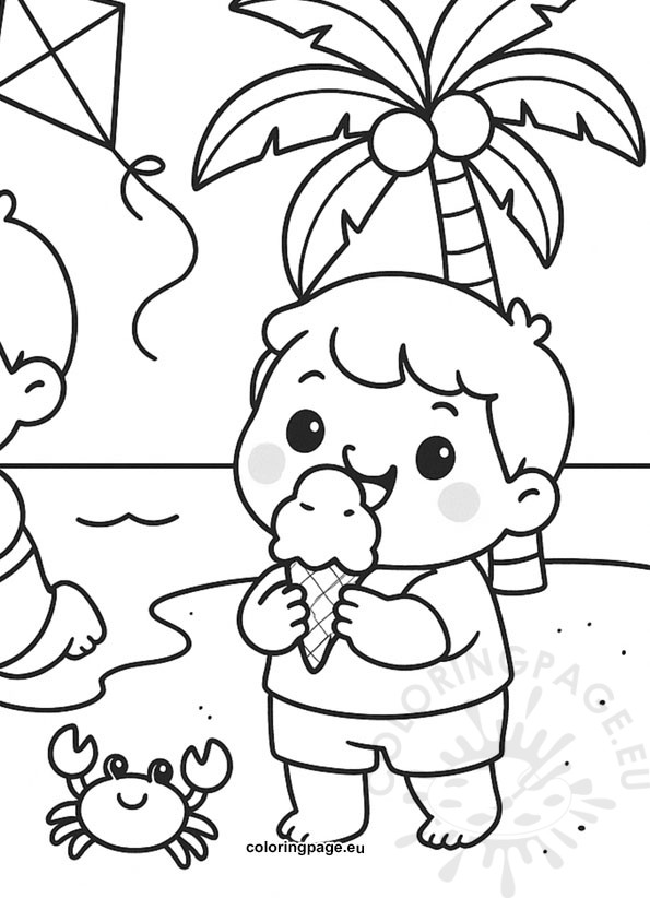 child eating ice cream