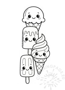 Cute ice cream