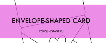 envelope shaped card template