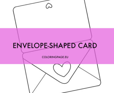 envelope shaped card template