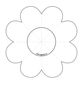 foldable heart flower