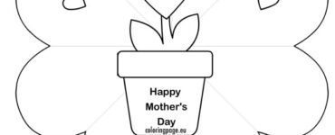 foldable heart flower mothers day