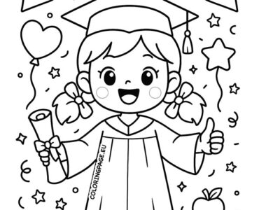 girl elementary graduation