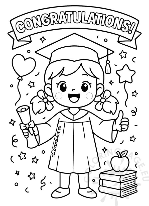 girl elementary graduation
