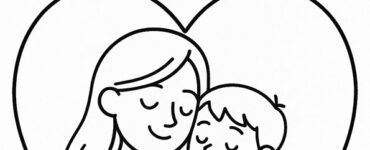 heart mother and son