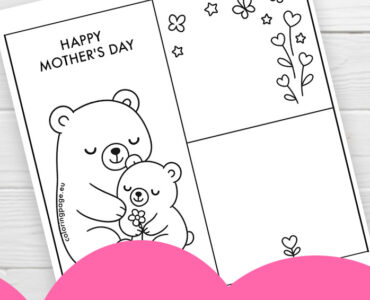 mothers day card template 1
