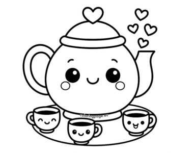teapot with cups