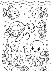 Underwater ocean