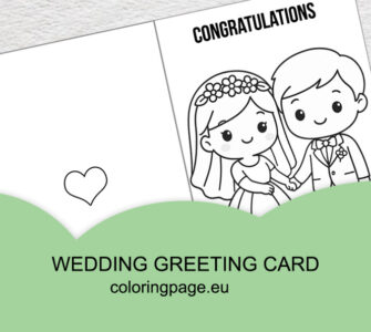 wedding greeting card