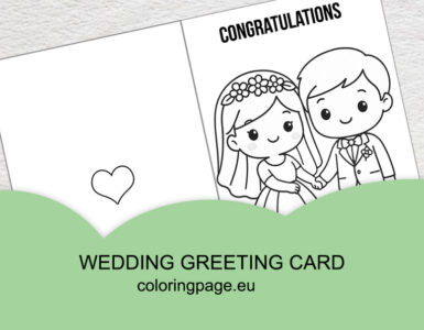 wedding greeting card