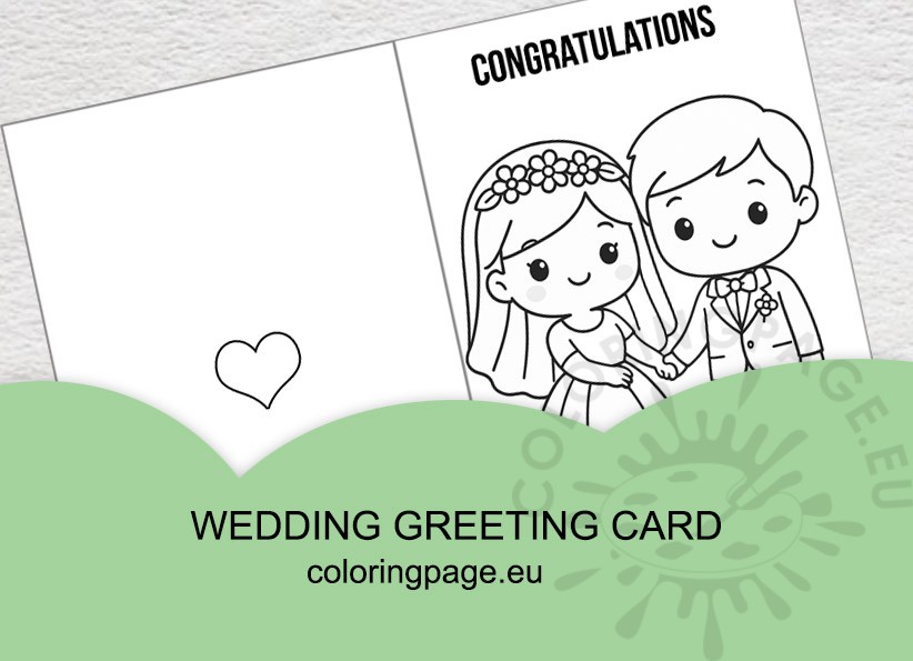 wedding greeting card