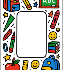 background school frame