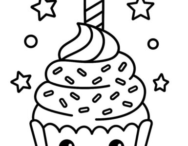 birthday cupcake