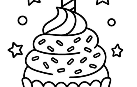 birthday cupcake