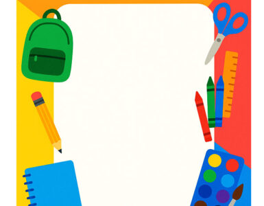 first day of school frame