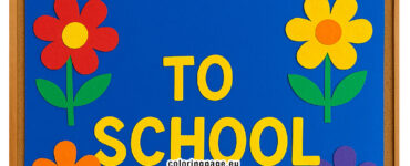 handmade welcome chart for school