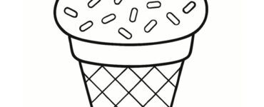 ice cream cone sprinkles