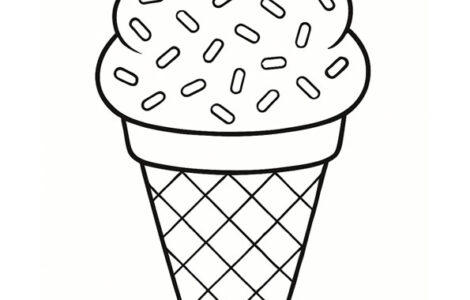 ice cream cone sprinkles