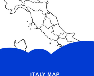 italy map coloring page