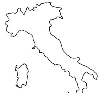 map italy template 1
