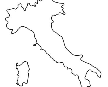 map italy template 1