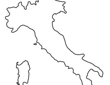 map italy template 1
