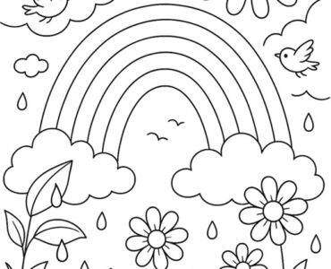 rainbow after summer storm