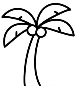 simple palm tree